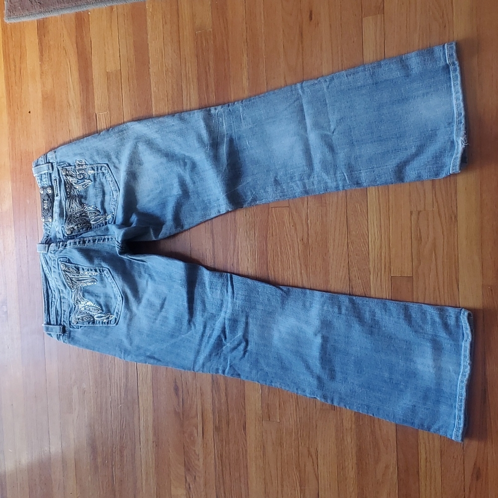 Cute Miss Me Jean's. Easy/Boot. 30x29. Blue Fade. - Picture 3 of 7
